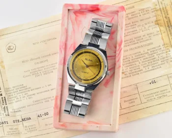 TIME CAPSULE: Soviet Slava with quartz movement – New Old Stock (NOS)!