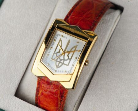 Ukrainian made Kleynod gold-plated watch – from the president of 🇺🇦Ukraine!