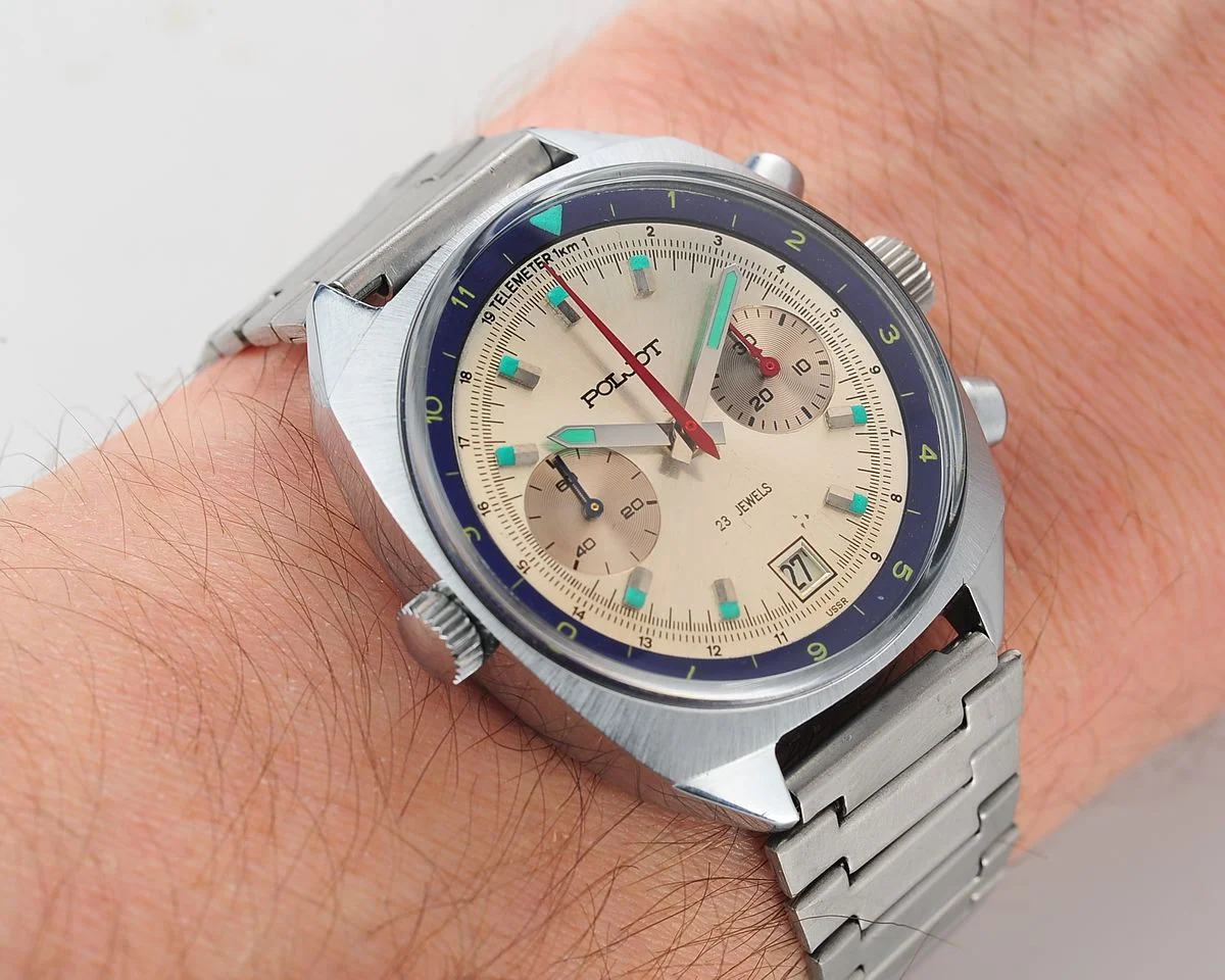 watch Poljot 3133 Chronographer silver 12414-SCS_2257