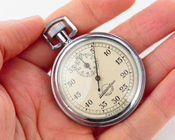 Vintage Zlatoustovski Soviet mechanical timer stop watch, 4th quarter of 1951!