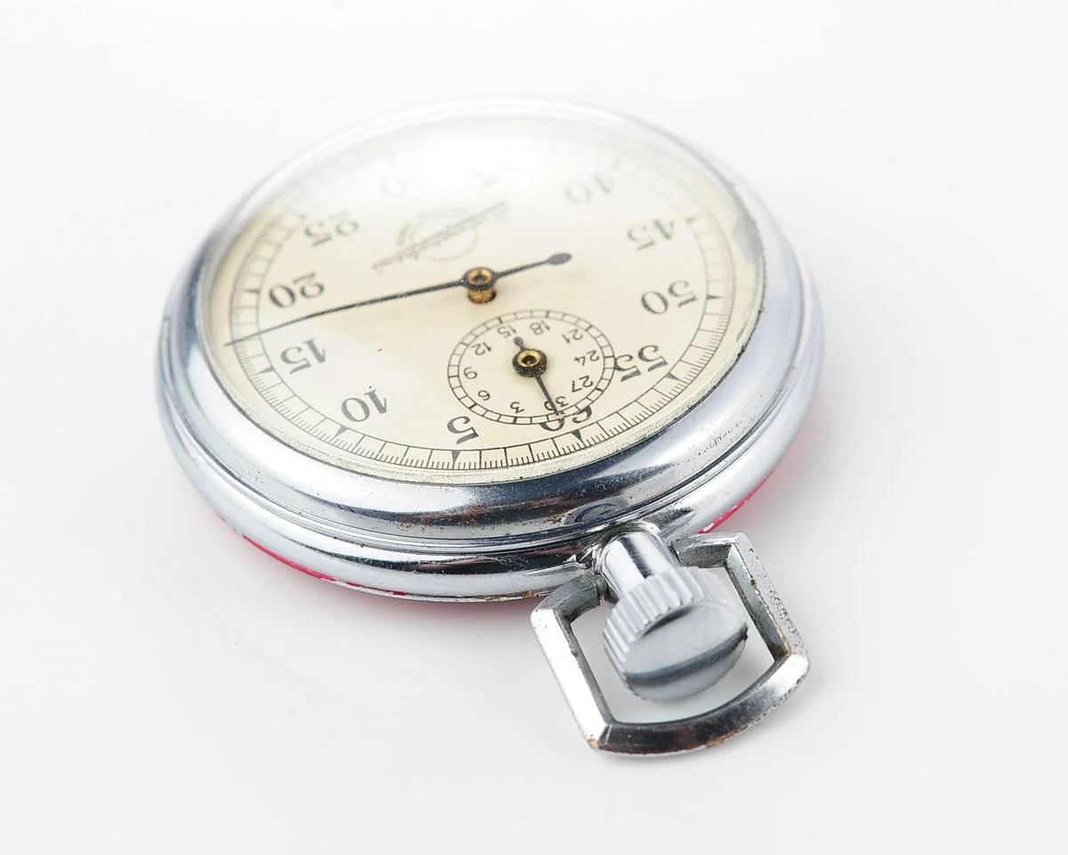 Vintage Zlatoustovski Soviet mechanical timer stop watch, 4th quarter of 1951!