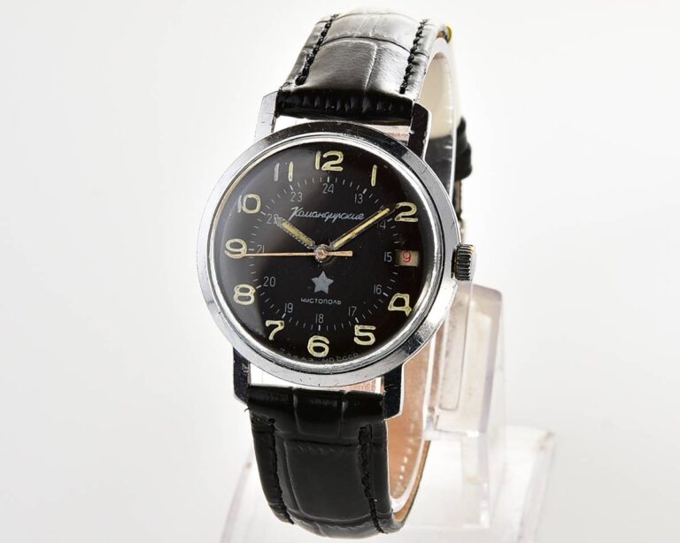 Soviet Vostok Komandirskie mechanical watch - Zakaz MO CCCP – with rare 24 hour dial!