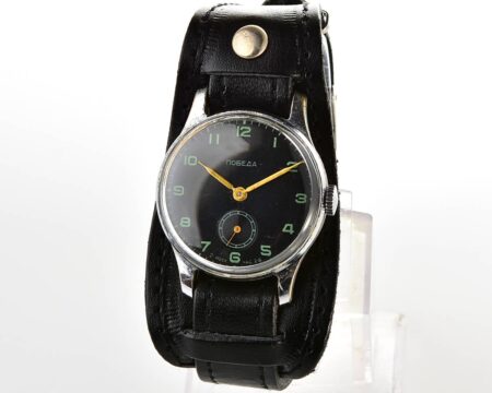 Vintage soviet mechanical POBEDA wrist watch, 2MChZ from 2nd quarter 1958