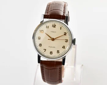 Vintage Pobeda Soviet mechanical wrist watch, 1st quarter 1956!
