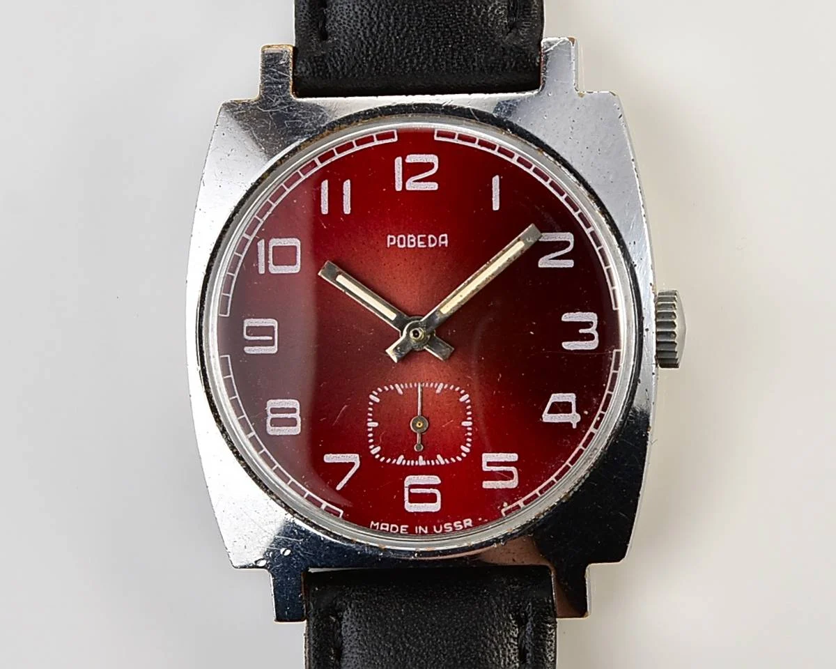 Pobeda Soviet mechanical wrist watch