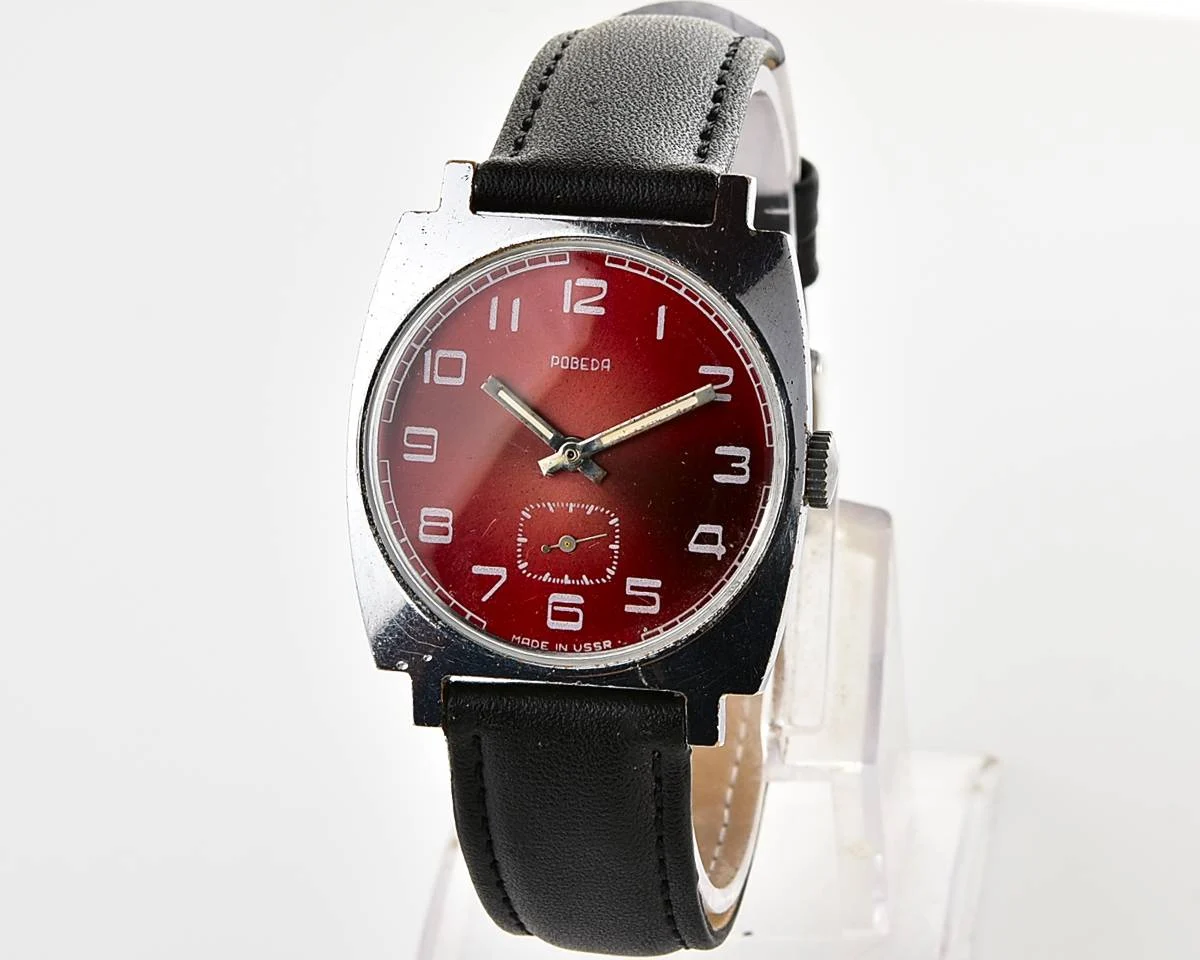 Pobeda Soviet mechanical wrist watch