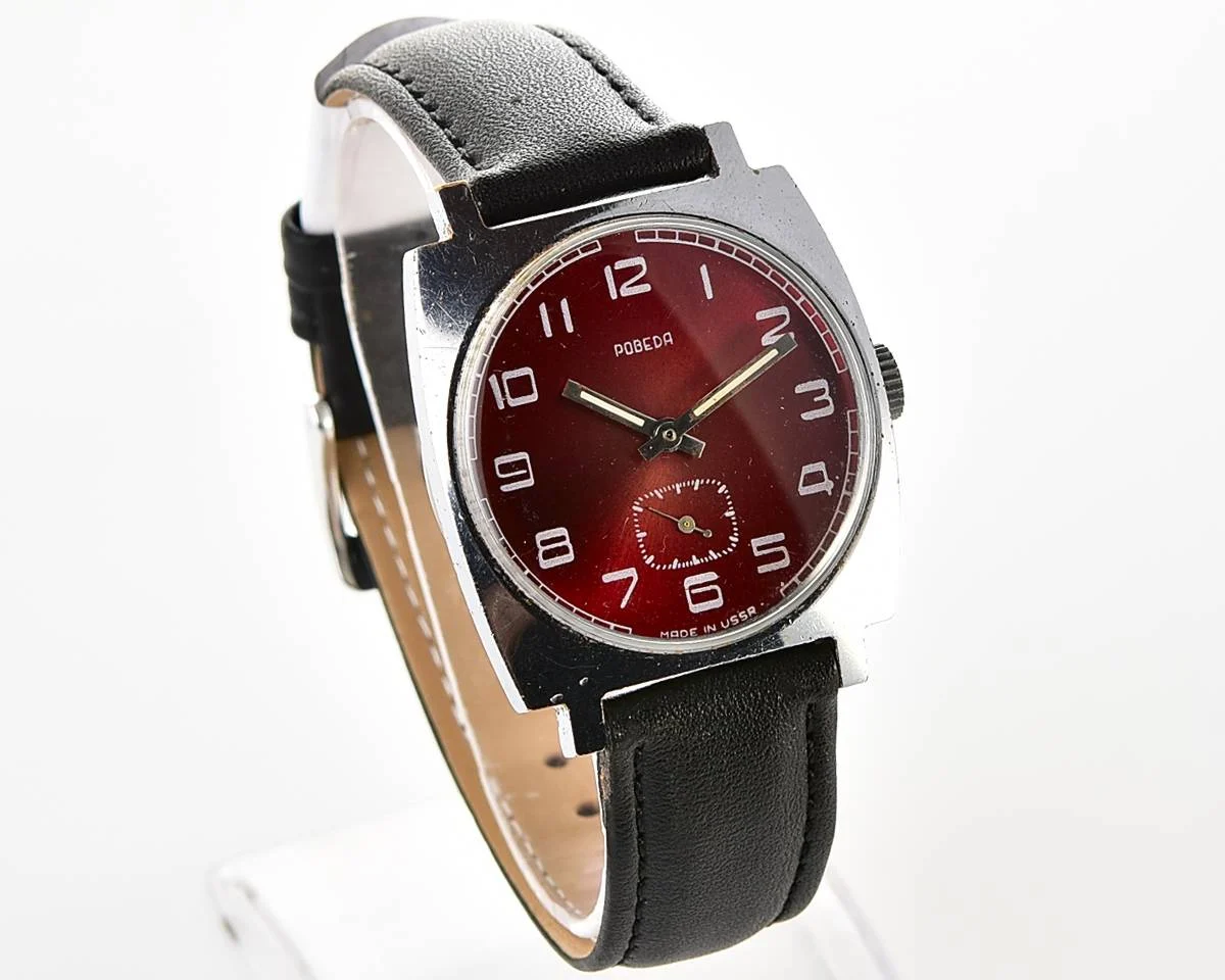 Pobeda Soviet mechanical wrist watch