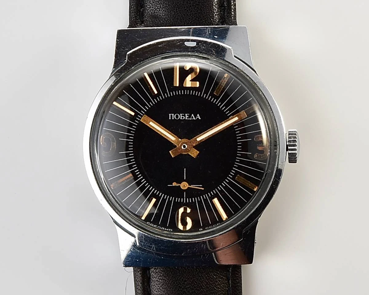 Pobeda Soviet mechanical wrist watch