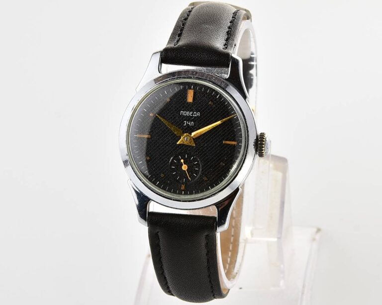Vintage soviet mechanical POBEDA wrist watch, PChZ
