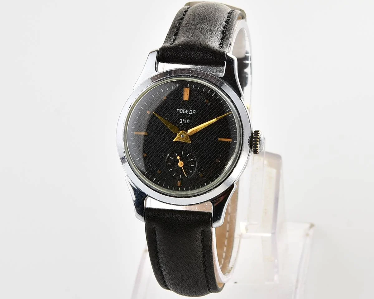 Vintage Soviet mechanical Pobeda wrist watch, PChZ