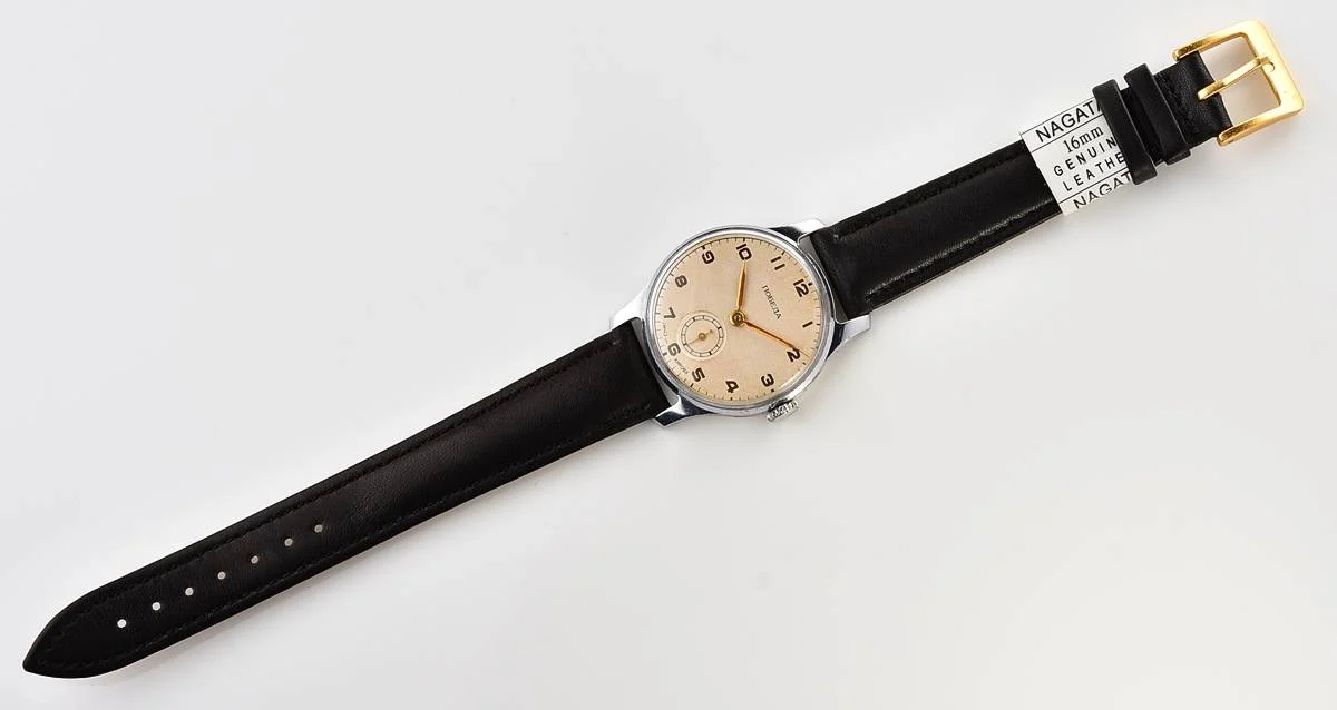 Excellent vintage Soviet mechanical Pobeda wrist watch, 1MChZ, 4th quarter of 1955