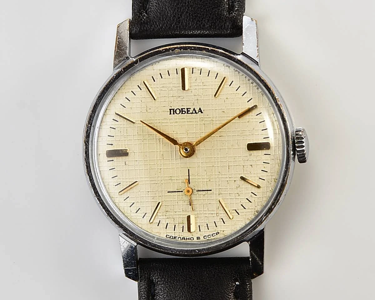 Pobeda ZiM Soviet mechanical wristwatch