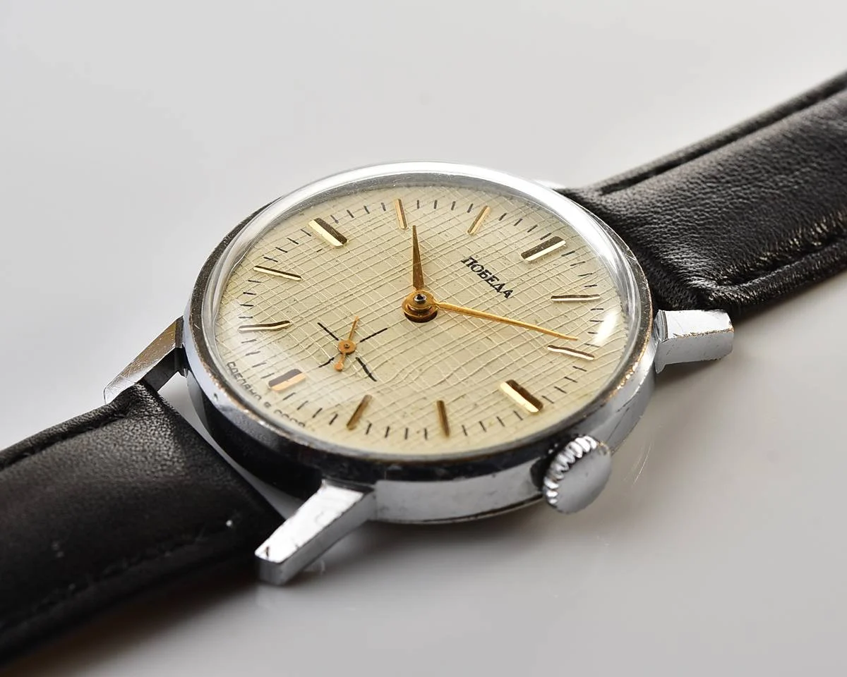 Pobeda ZiM Soviet mechanical wristwatch