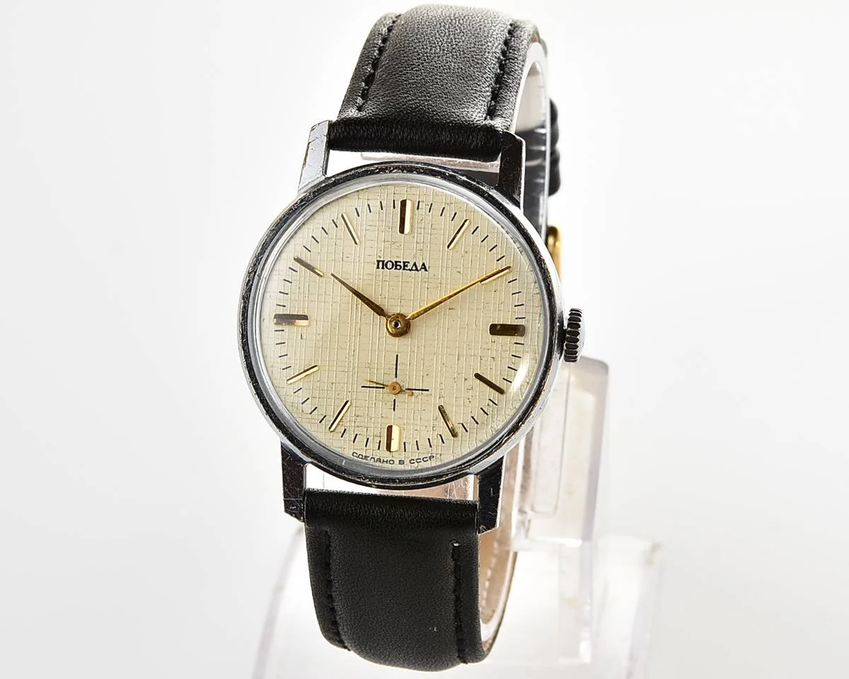 Pobeda ZiM Soviet mechanical wristwatch