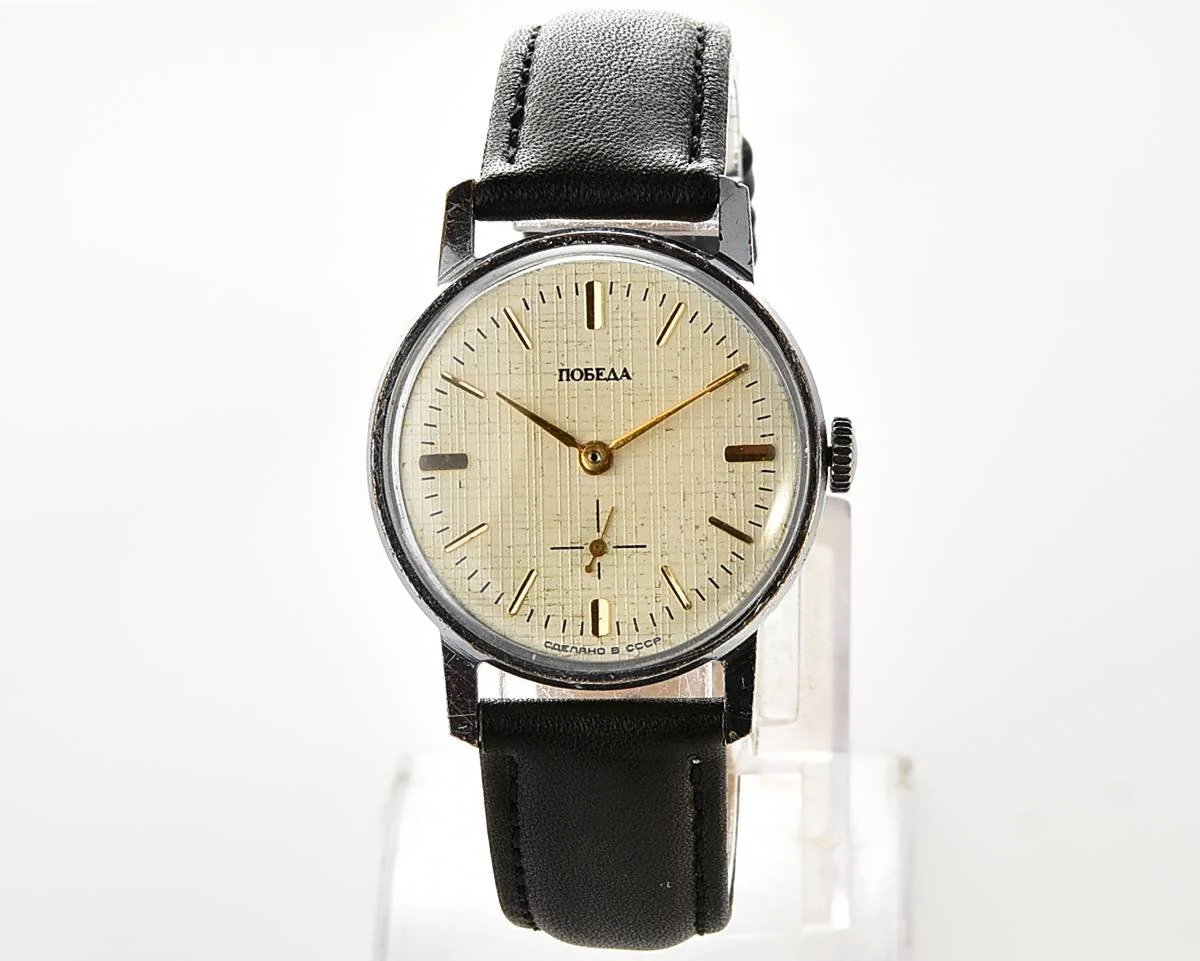Pobeda ZiM Soviet mechanical wristwatch