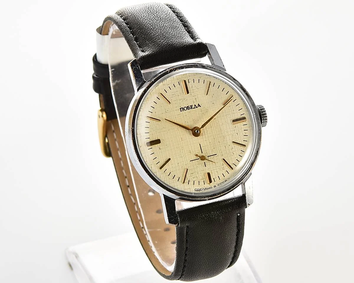 Pobeda ZiM Soviet mechanical wristwatch
