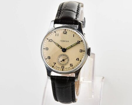 Excellent vintage soviet mechanical POBEDA watch, 2MChZ from 3rd quarter 1956!