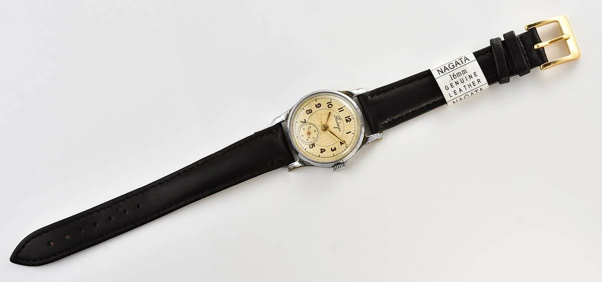 Vintage Soviet mechanical Pobeda wrist watch, PChZ from the 1950s