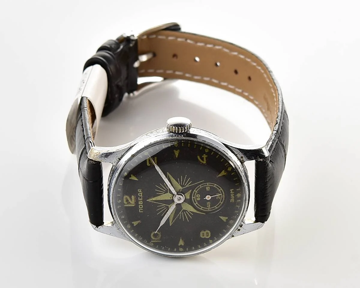 Rare! Vintage Soviet mechanical watch Pobeda Star, 1st quarter 1957