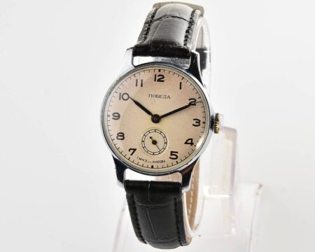 Excellent condition vintage soviet mechanical POBEDA wrist watch, 1MChZ, 3rd quarter 1953
