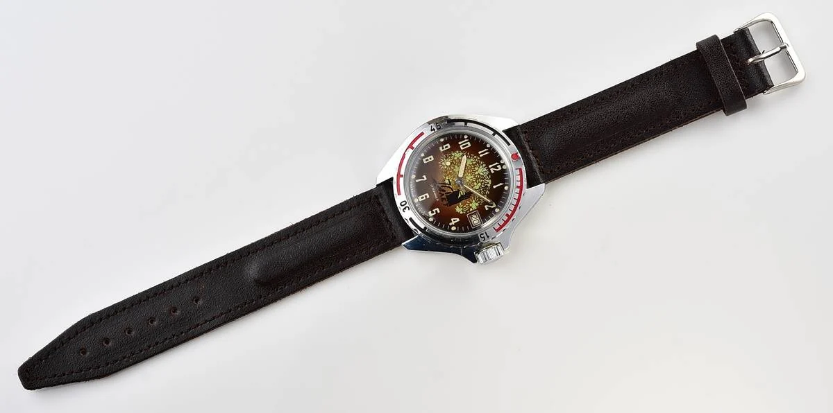 Vostok Commander's watch - Komandirskie – 70 years of great October anniversary, engraved “from the Minister of Defense of the USSR 1987”