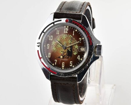 Vostok Commander's watch - Komandirskie – 70 years of great October anniversary, engraved “from the Minister of Defense of the USSR 1987”