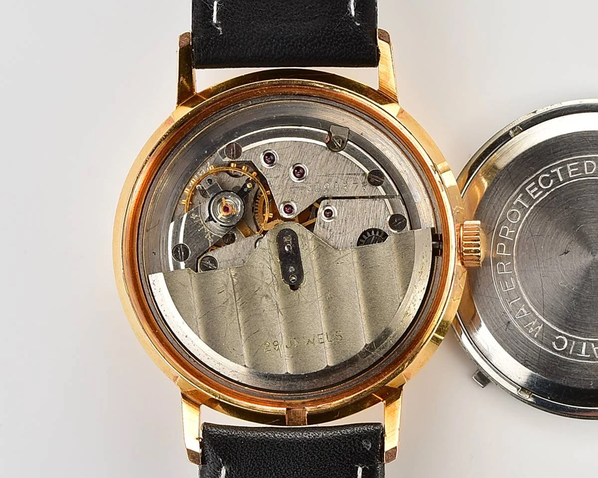 Beautiful automatic vintage gold-plated watch Poljot De Luxe!