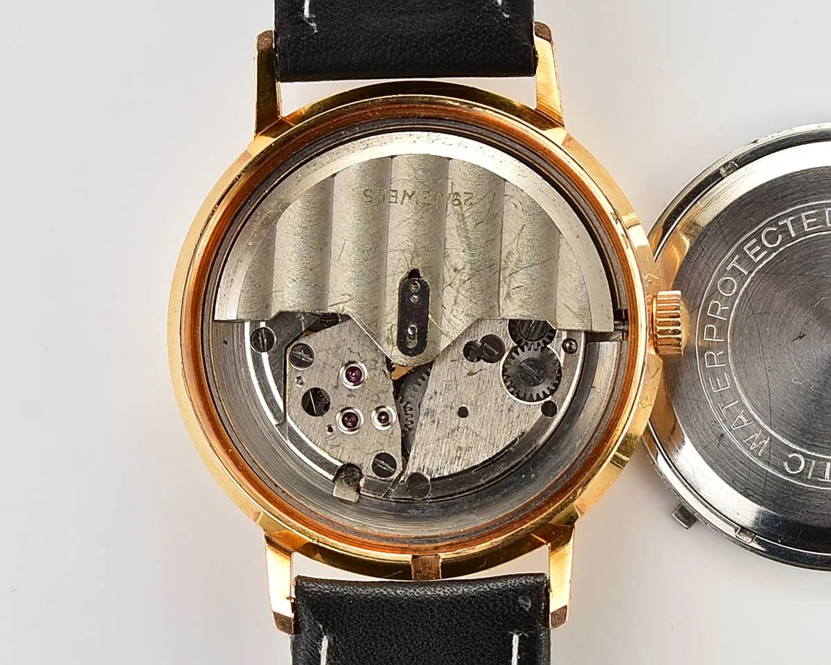 Beautiful automatic vintage gold-plated watch Poljot De Luxe!
