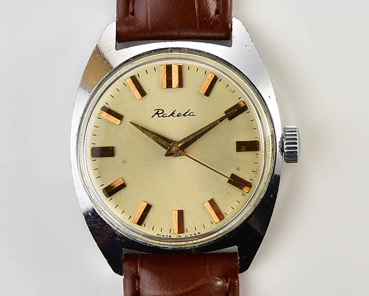 Soviet Raketa vintage mechanical watch