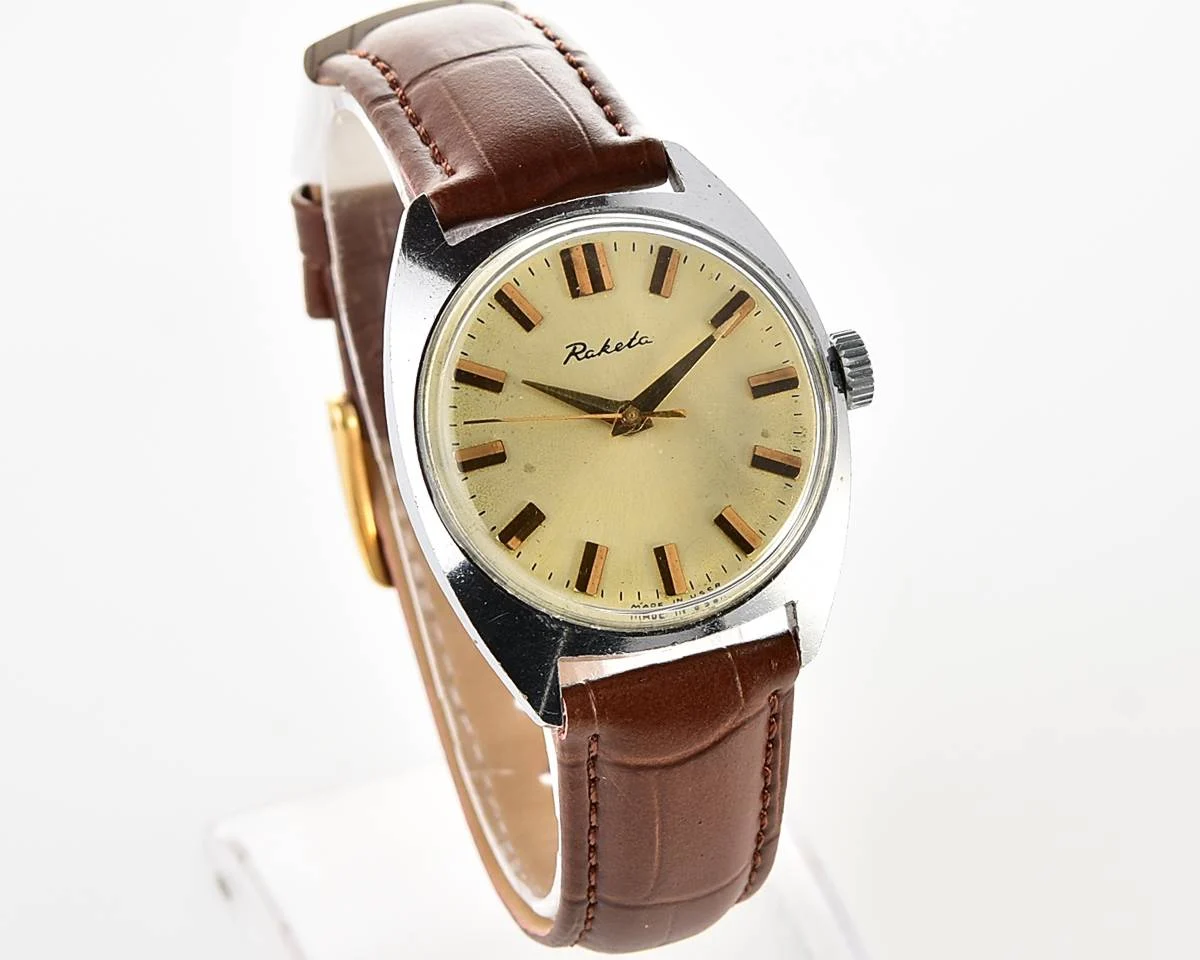 Soviet Raketa vintage mechanical watch