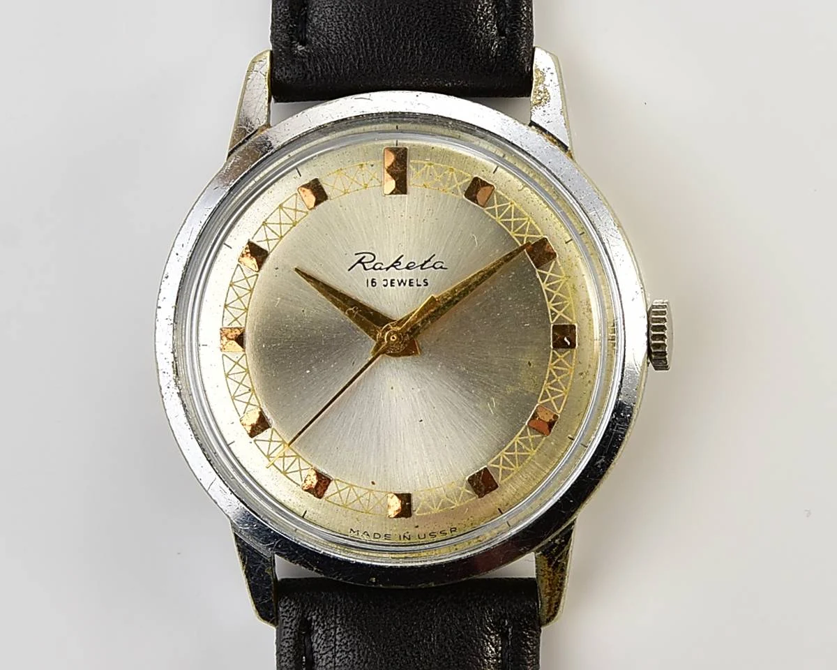 Soviet Raketa vintage mechanical watch