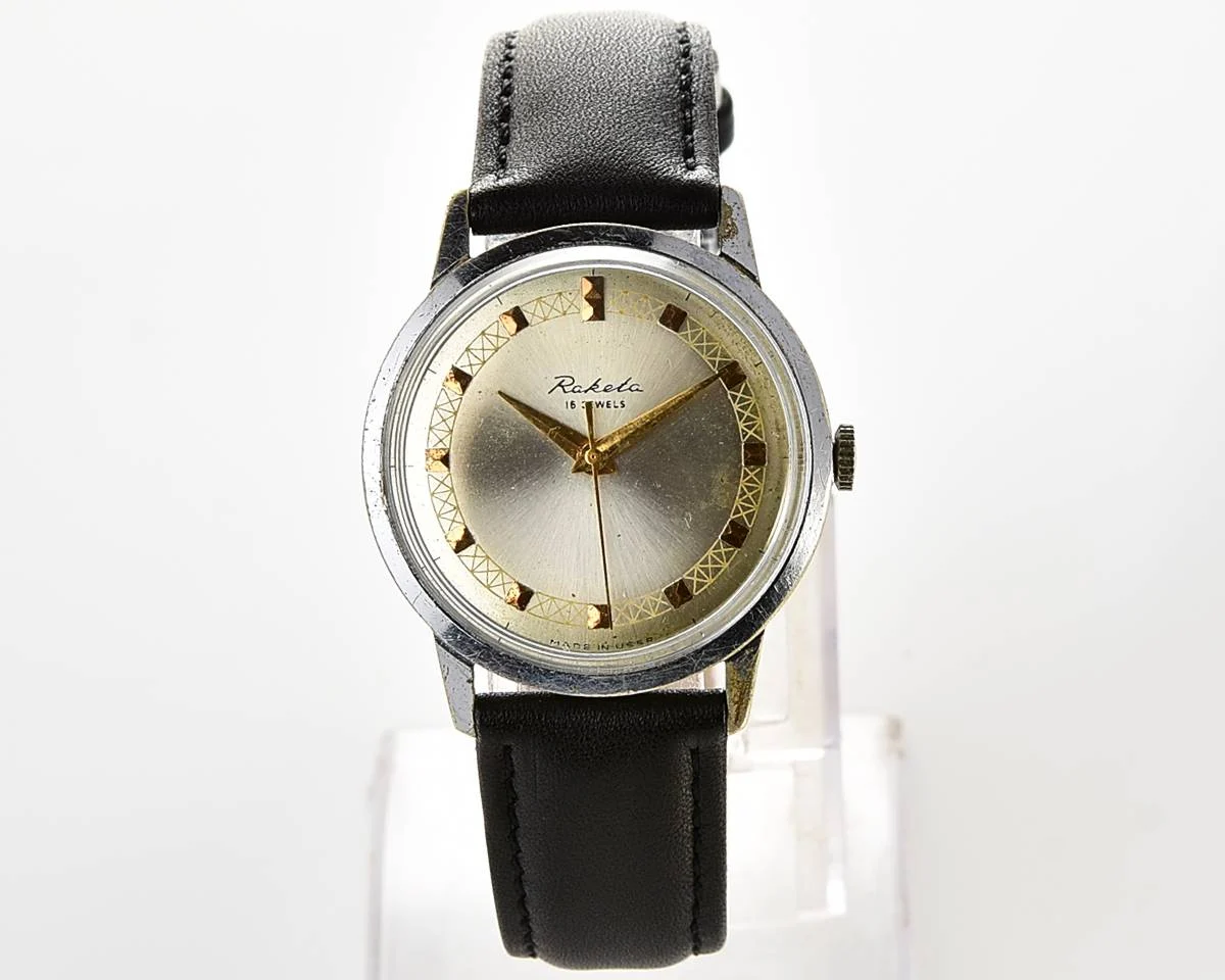 Soviet Raketa vintage mechanical watch