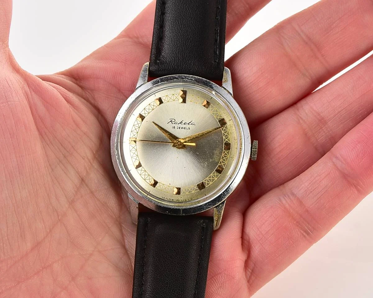 Soviet Raketa vintage mechanical watch
