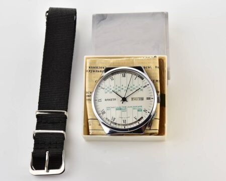 TIME CAPSULE: Vintage soviet Raketa perpetual calendar watch - New Old Stock(NOS)!