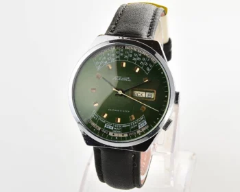 Soviet Raketa perpetual calendar mechanical watch