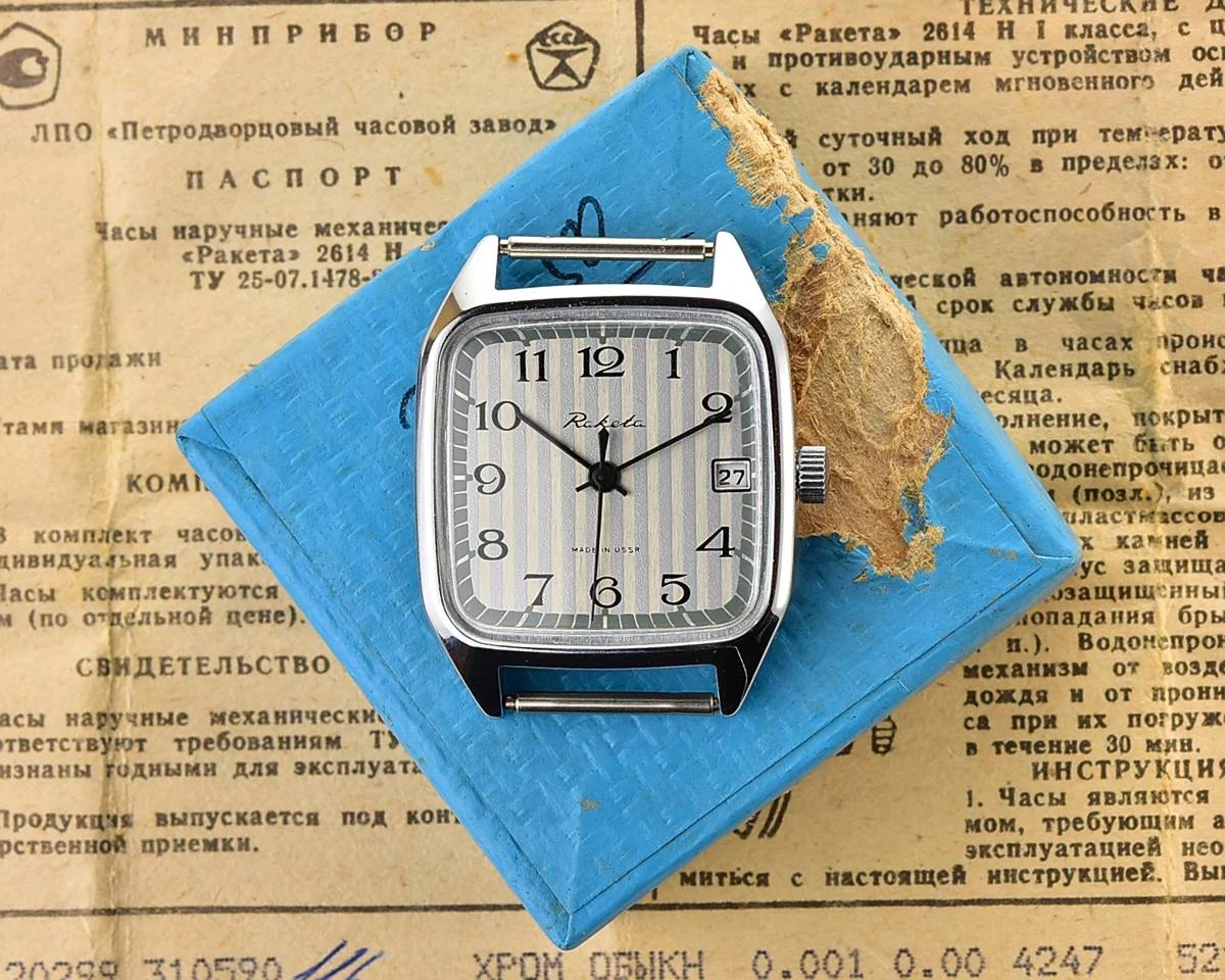 TIME CAPSULE: Vintage Soviet Raketa watch, New Old Stock (NOS)!
