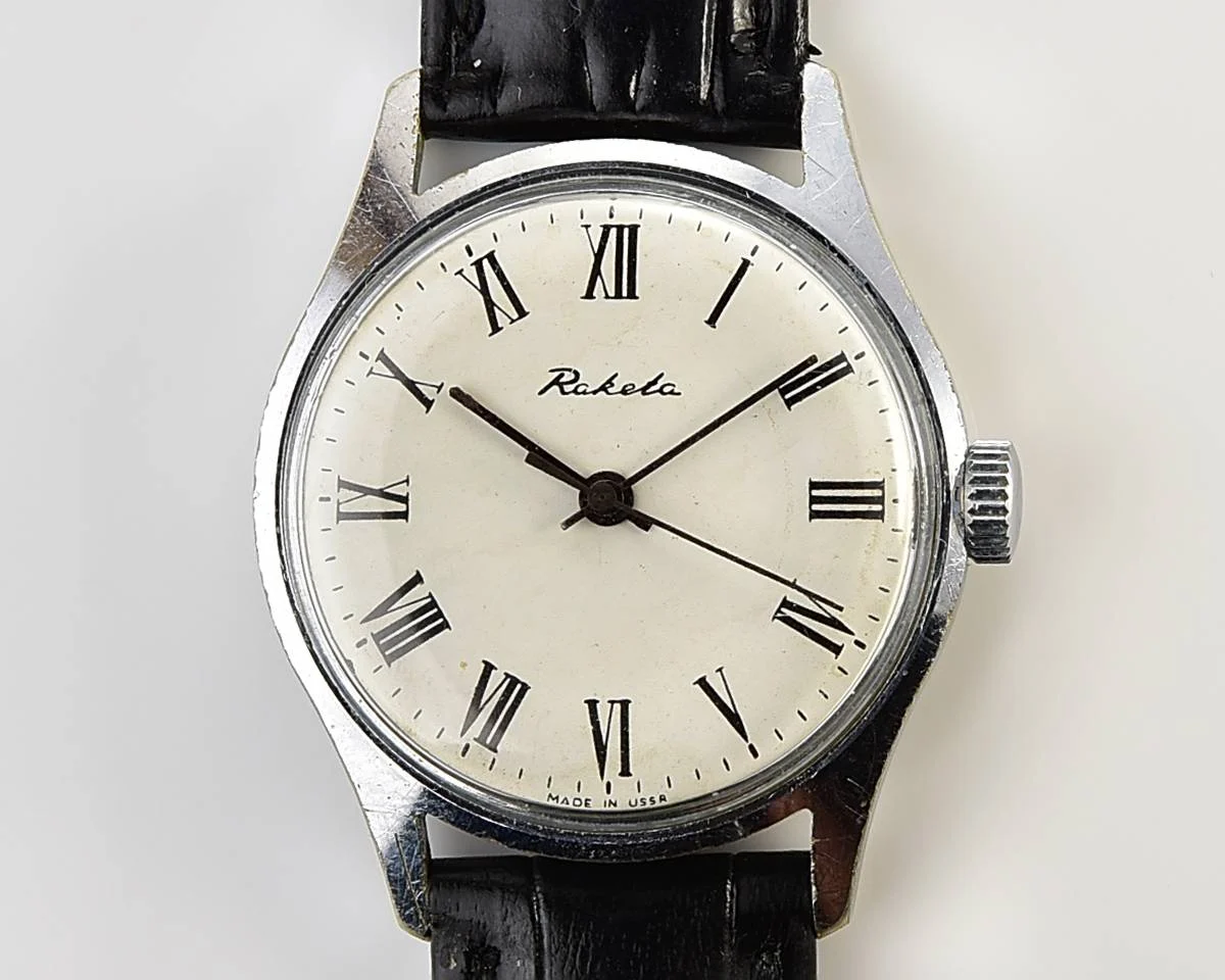 Soviet Raketa vintage mechanical watch