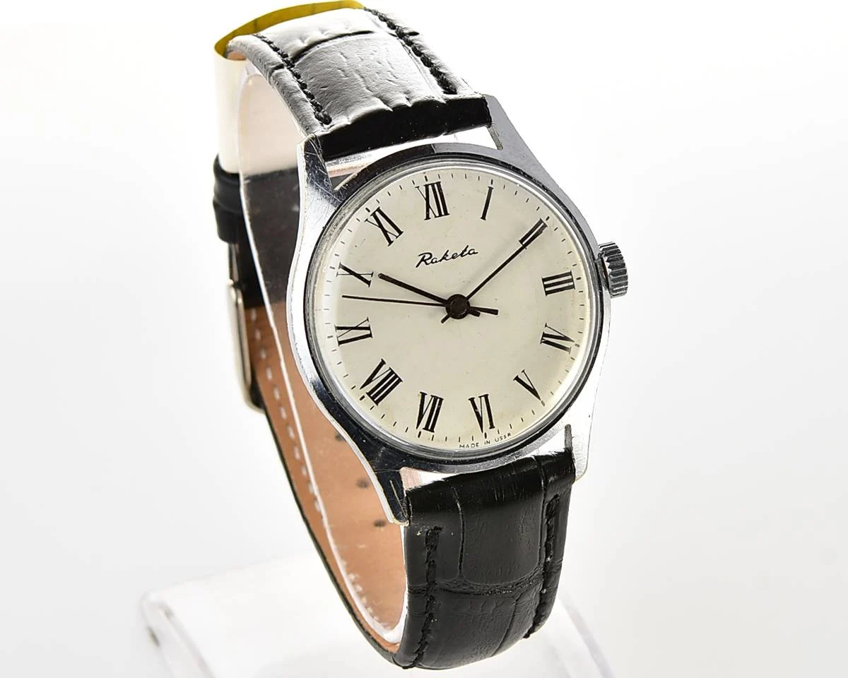 Soviet Raketa vintage mechanical watch