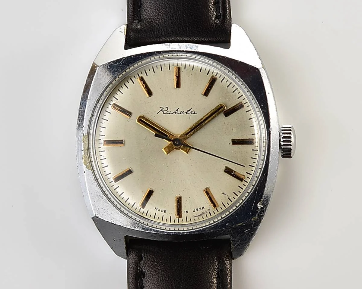 Excellent Soviet Raketa vintage mechanical watch