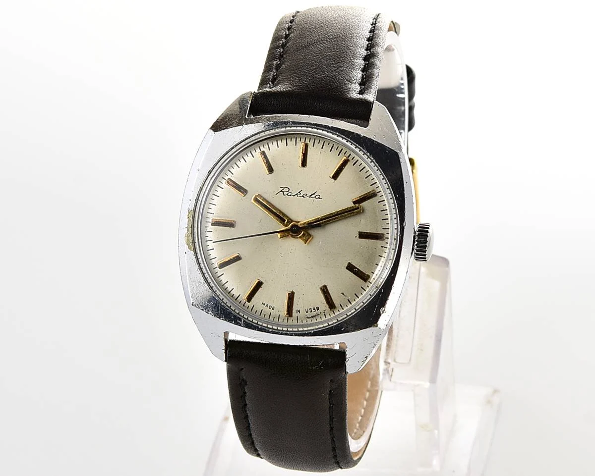 Excellent Soviet Raketa vintage mechanical watch