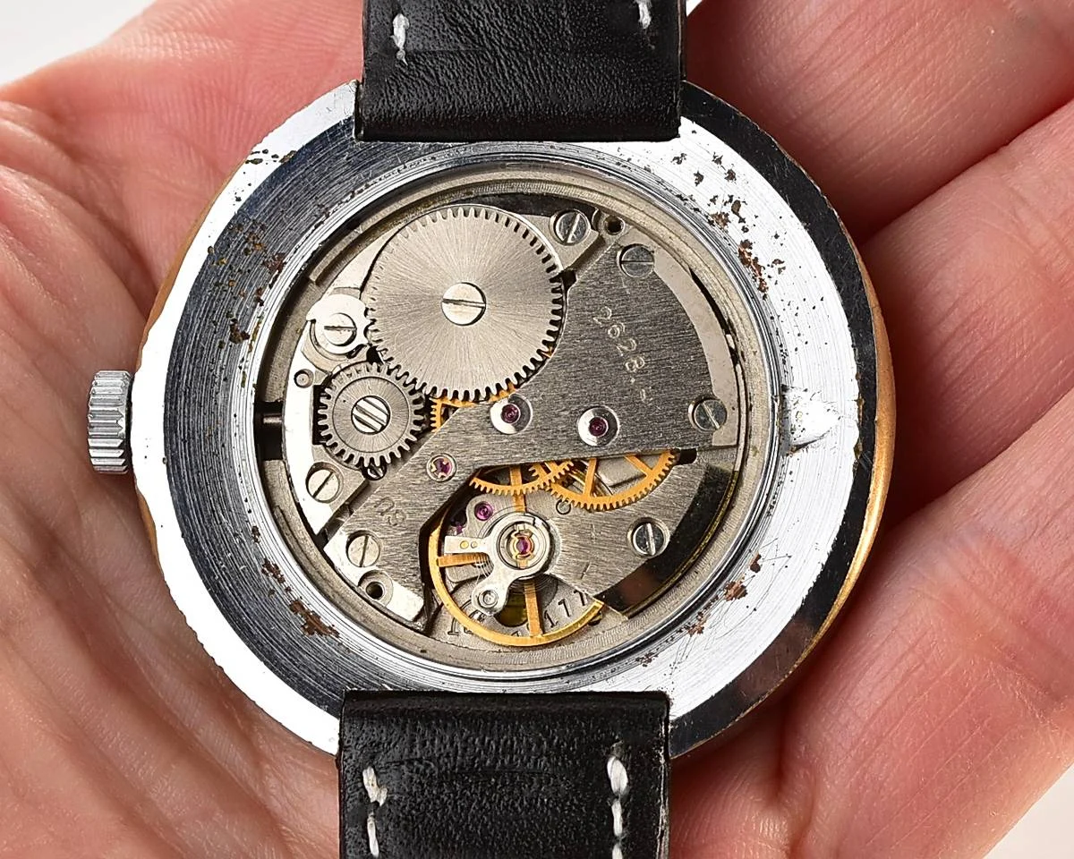 Vintage mechanical Raketa Goroda(Cities) world time watch