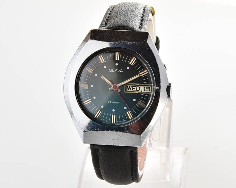 Slava soviet mechanical vintage watch
