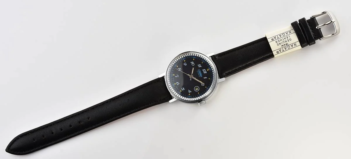 Slava mechanical watch with calendar