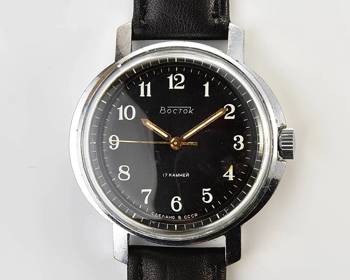 Large vintage Wostok (Vostok) mechanical wrist watch