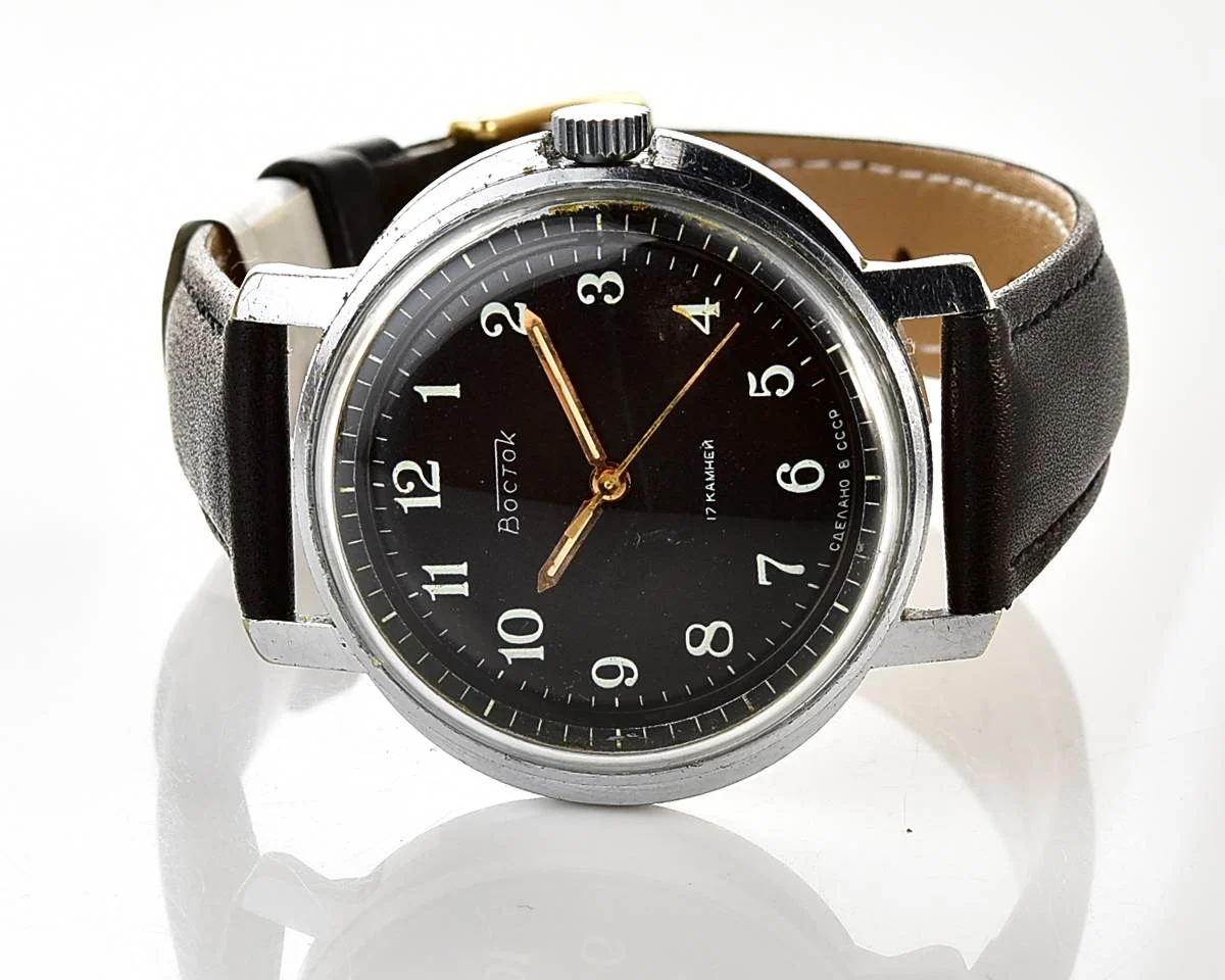 Large vintage Wostok (Vostok) mechanical wrist watch