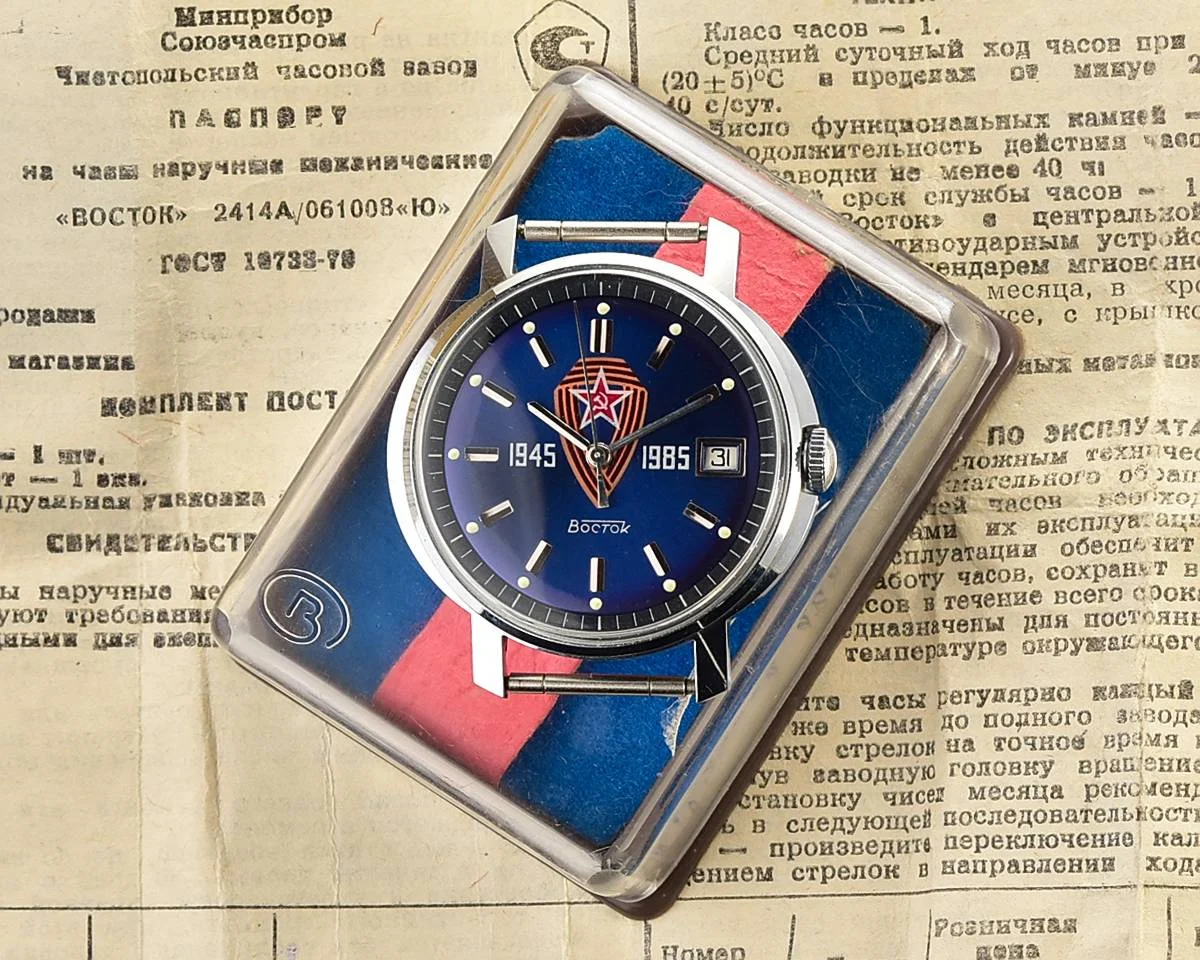 TIME CAPSULE: Soviet Wostok mechanical watch(NOS) – commemorating World War II!