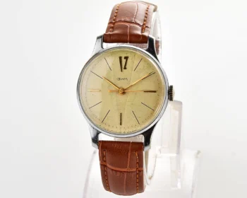 ZiM Soviet mechanical watch with cream dial