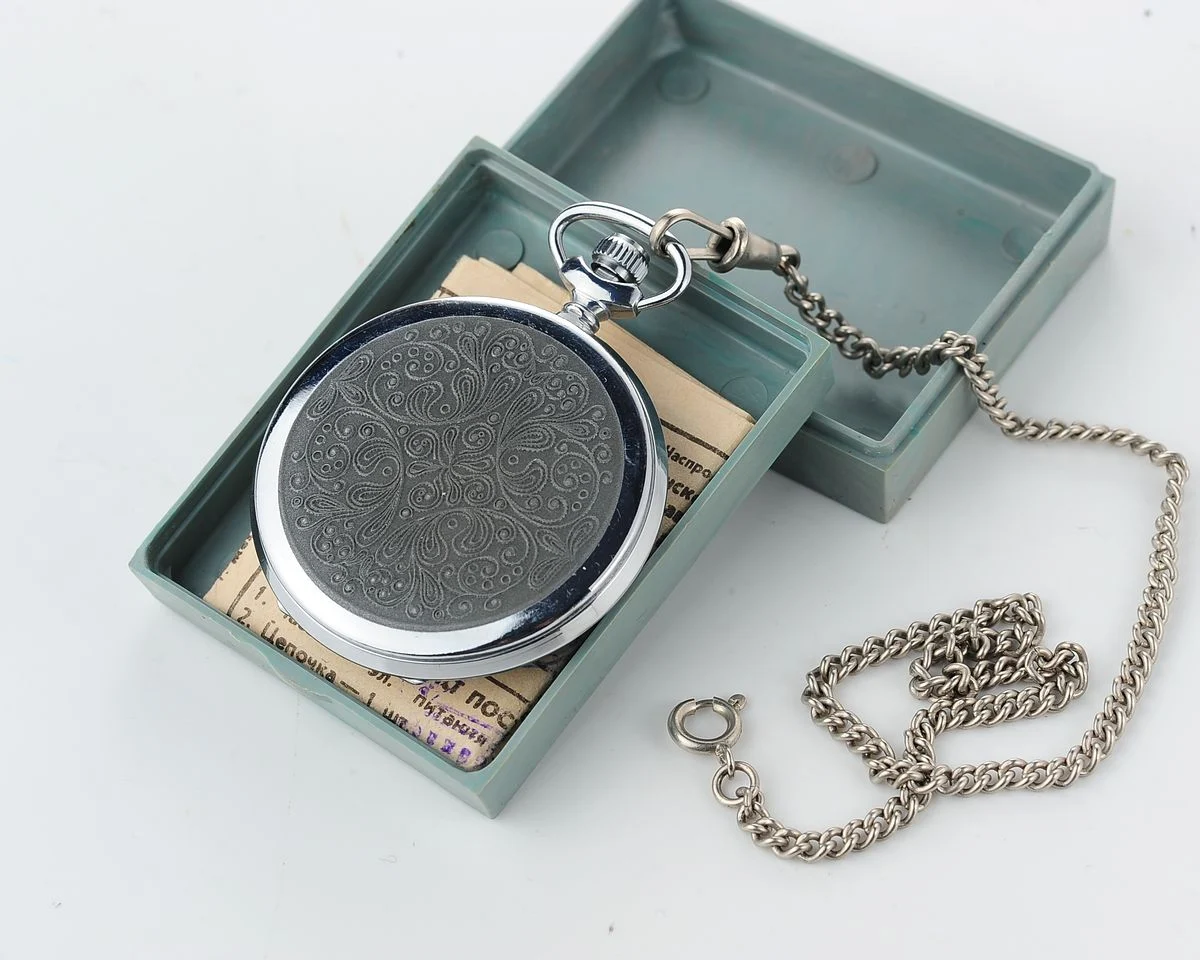 TIME CAPSULE: Soviet Molnija quartz pocket watch - from August 1991!
