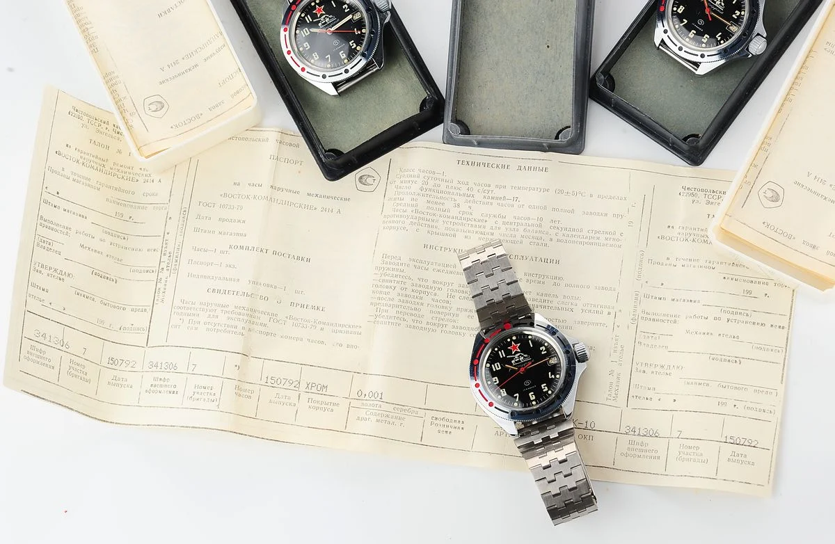 TIME CAPSULE: Vostok Komandirskie mechanical watch – New Old Stock (NOS)!