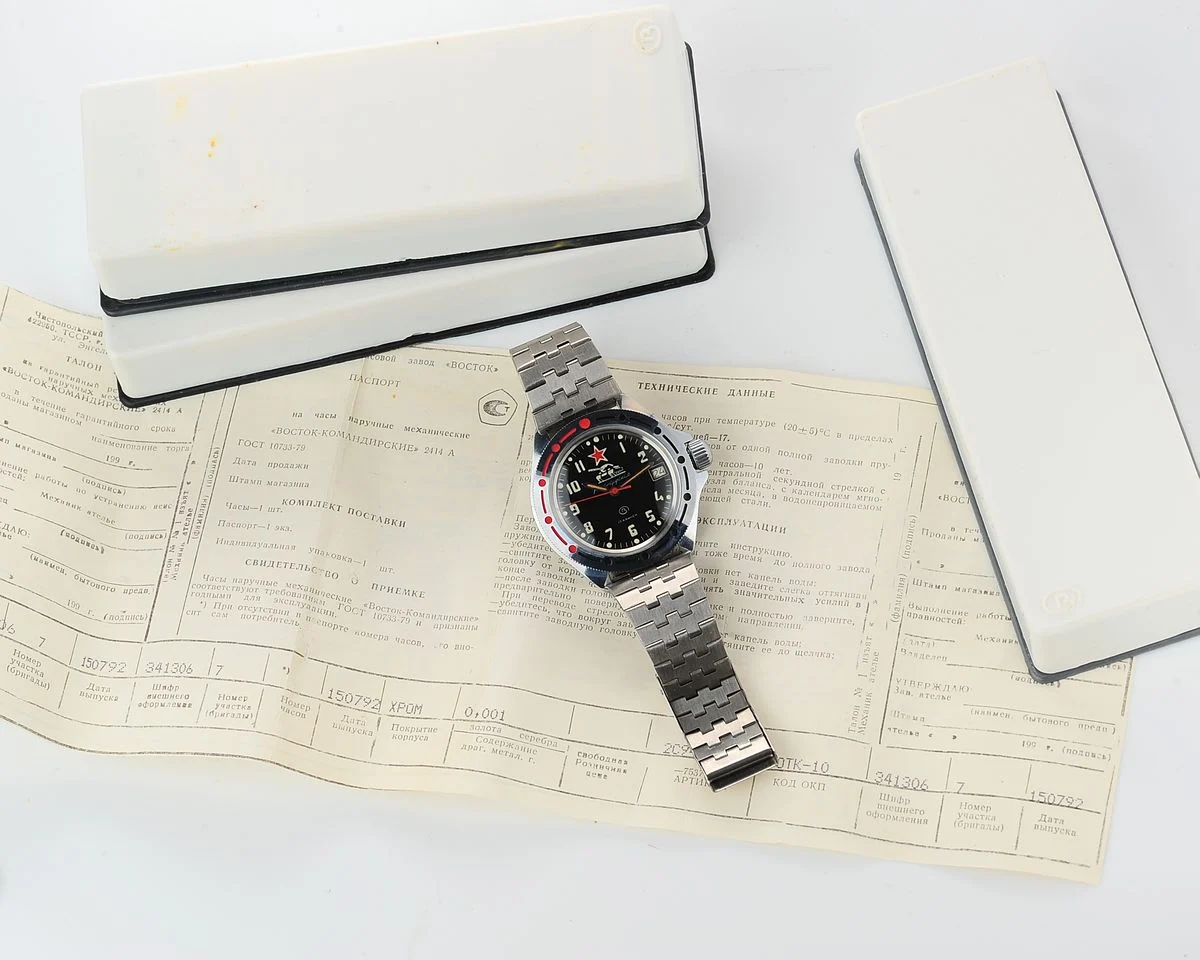 TIME CAPSULE: Vostok Komandirskie mechanical watch – New Old Stock (NOS)!